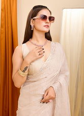 Intense Saree in Peach Color